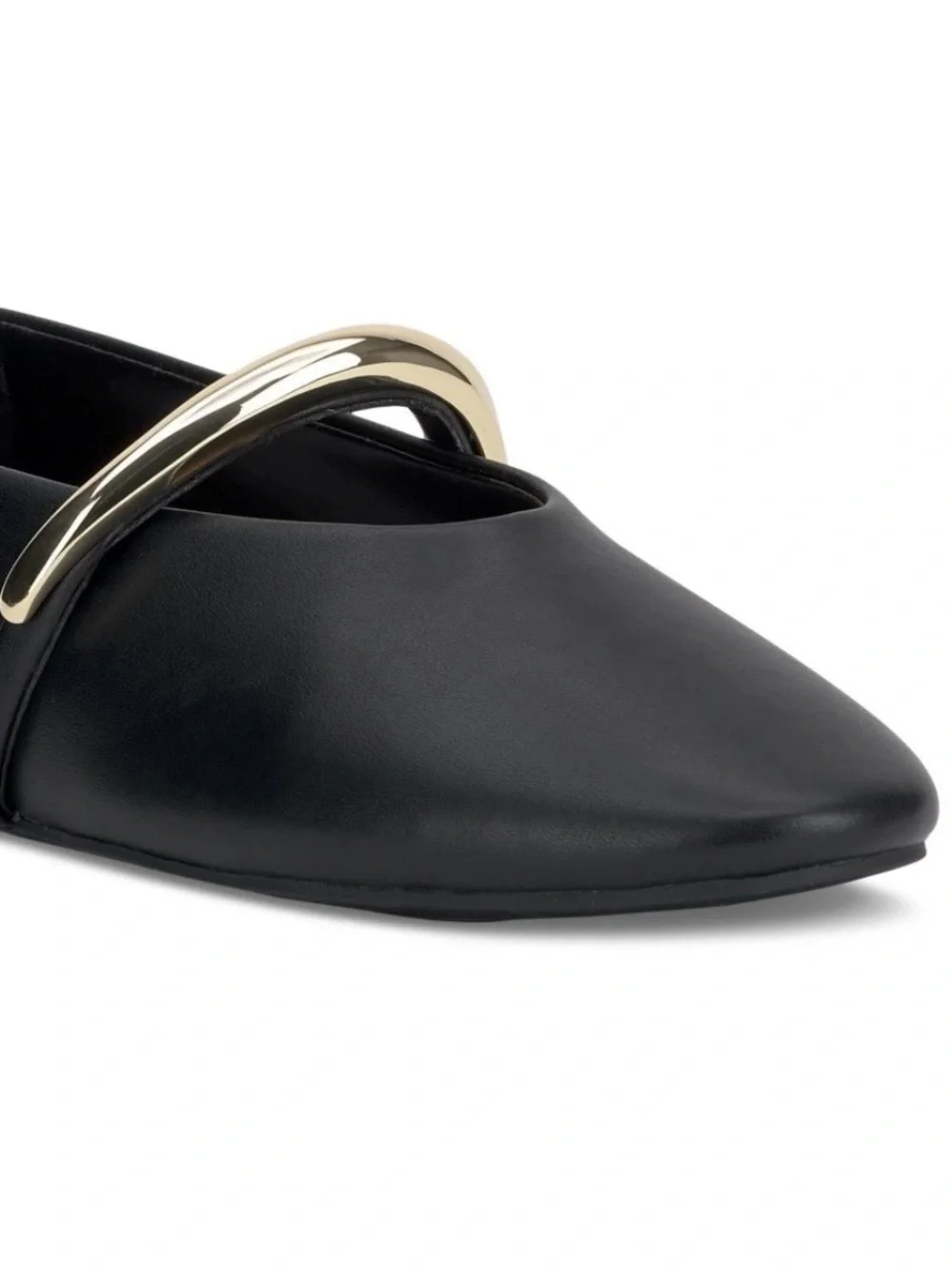 I.n.c. International Concepts Women's Rahmi Mary Jane Flats Black Smooth